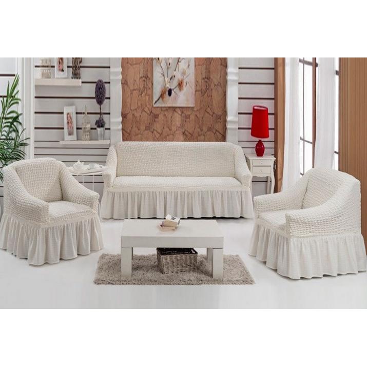 Чехлы набор для дивана и кресел Burumcuk Чехлы набор для дивана и кресел Burumcuk