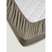 Простынь на резинке Arya Сатин London