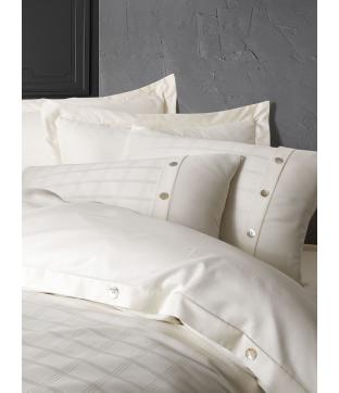 Постельное белье Arya Сатин жаккард  Saheser Perla