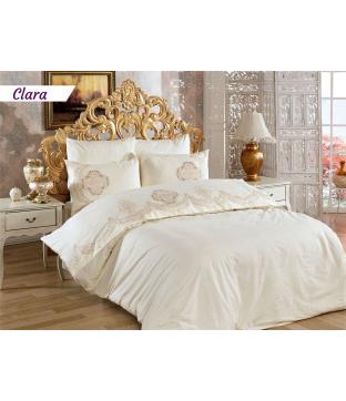 Постельное белье c вышивкой Arya Сатин Clara