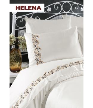 Постельное белье c вышивкой Arya Сатин Helena
