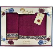 Набор полотенец Arya Жаккард Firuze Набор полотенец Arya Жаккард Firuze