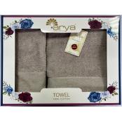 Набор полотенец Arya Жаккард Sena Набор полотенец Arya Жаккард Sena
