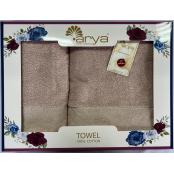 Набор полотенец Arya Жаккард Sena Набор полотенец Arya Жаккард Sena